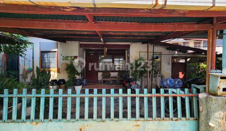Rumah Hitung Tanah 2 Kavling di Griya Wartawan Cipinang Muara Jaktim