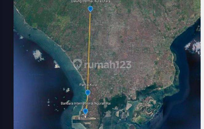 Dijual Tanah  Strategis 3000 m² Di Badung Bali SHM 2