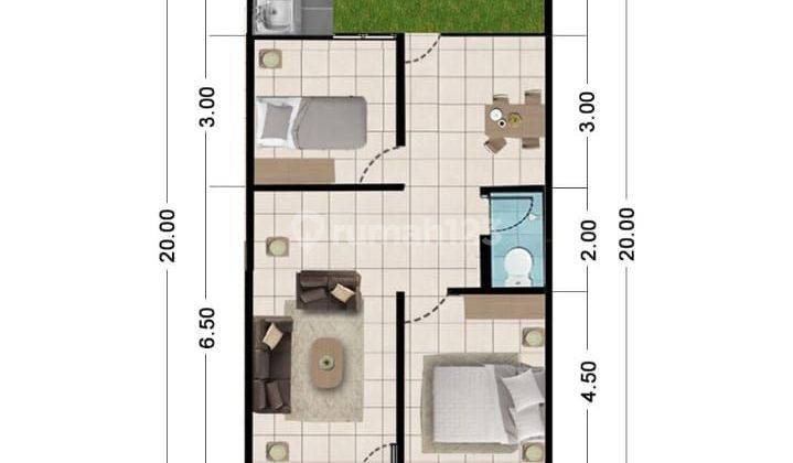 Dijual Rumah Baru Inden Wonorejo Selatan Surabaya Timur  2