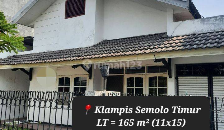 Dijual Rumah Di Klampis Semolo, Dekat Raya Merr, Surabaya Timur 1