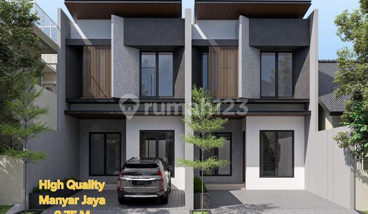 For Sale 2 New Houses in Manyar Surabaya Near Campus 2