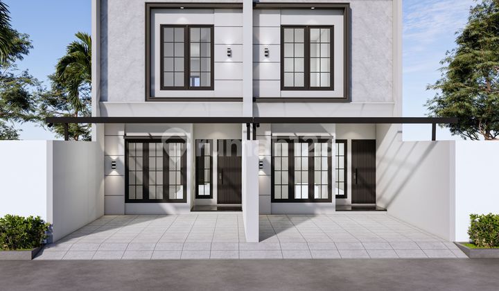 Dijual 2 Rumah Jejer Gress Modern Minimalis Style Wisma Mukti 1