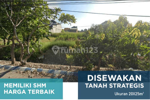 Disewakan Tanah Strategis Cocok Buat Usaha Dekat Pasar Wage Taman 1