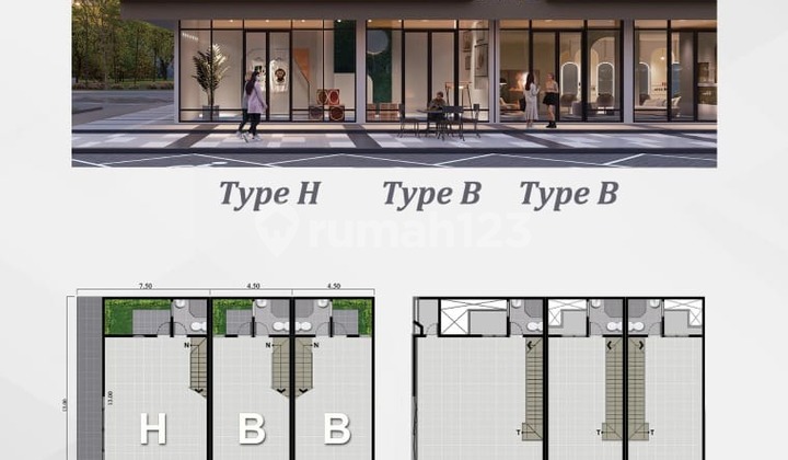 Dijual Ruko Baru Beverly Square Pakuwon City Mulai LT 58M²
