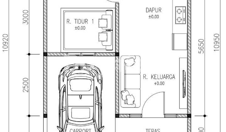 RUMAH MINIMALIS DESIGN TROPICAL BALI DI KAWASAN STRATEGIS DEPOK 2