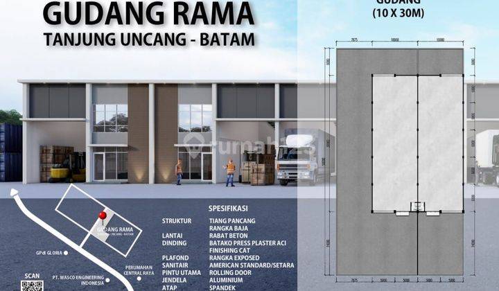 Gudang Rama Tanjung Uncang Hanya 20 Unit 1