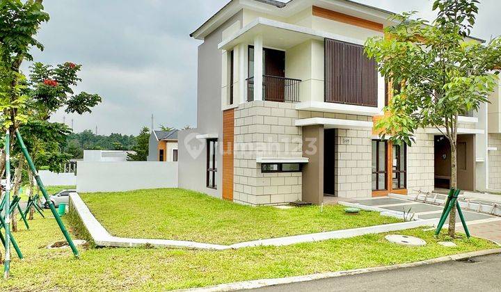 Rumah Hoek Depan Taman Siap Huni di Citra Sentul Raya Cluster Hanalei 2