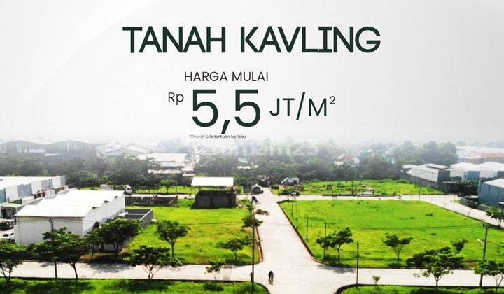 Tanah Kavling di Kawasan Industri Bandung 1