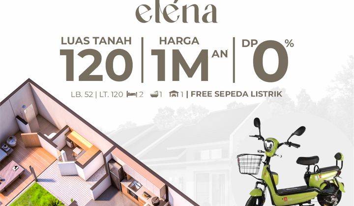 Rumah 1 Lantai, Tanah Luas di Perumahan Ekslusif Kota Bandung 1