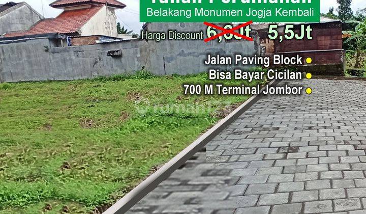 Tanah Premium Sleman, Belakang Monumen Jogja Kembali, SHM Ready 1