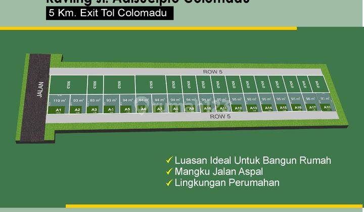 Area Kampus Ums Solo Tanah Kavling Terbaik Colomadu, Dp Kompromi 1