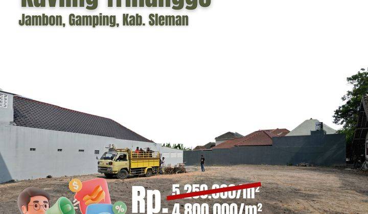 Promo Akhir Tahun, Pilihan Lokasi Banyak, Harga Mulai 700rb m2 1