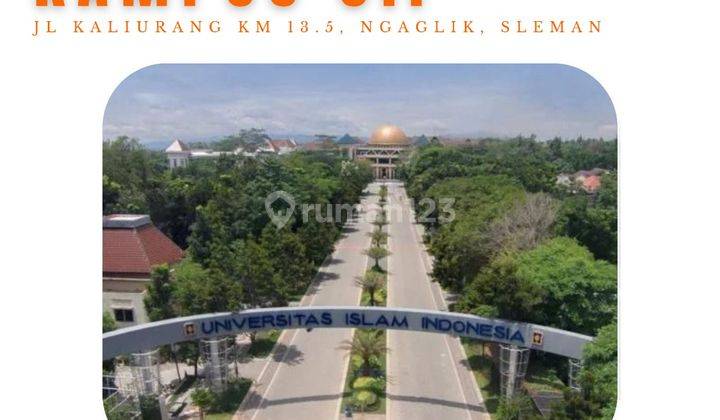 Tanah Area Kampus Uii Jogja, Cocok Bangun Kost Dp Fleksibel 1