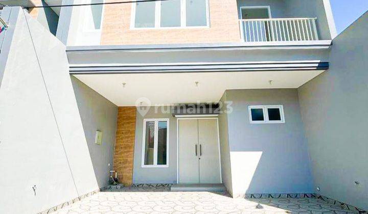 Rumah Modern Minimalis 2 Lantai di Perumahan Pondok Tjandra Indah 1