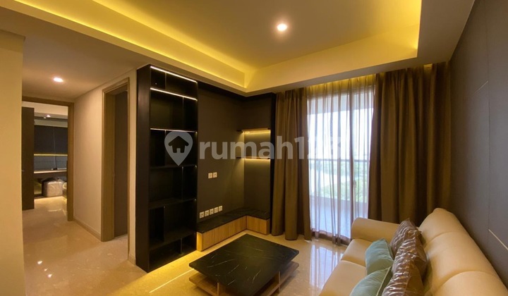 Apartemen gold coast 2 bedroom full furnish siap huni