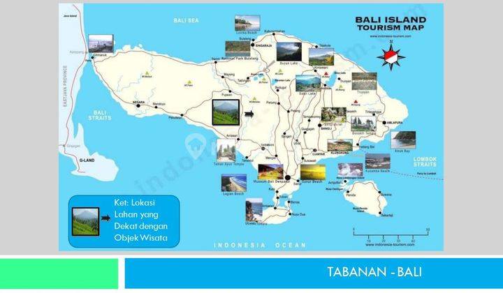 Solid Land Suitable for Villas Near Tabanan Bali Hot Spring Tourism 2