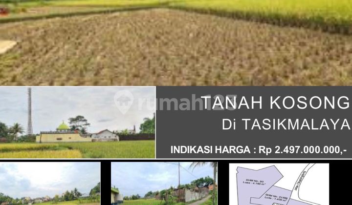 Murah Tanah Jl. Cikadongdong Singaparna Tasikmalaya