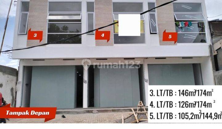 Dijual Ruko siap pakai di Jl. Holis 1