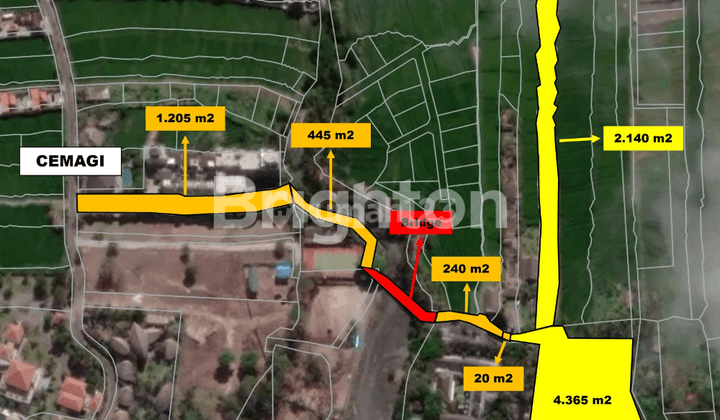 HOT LAND 1 HECTARE ACROSS SESEH & CEMAGI 1