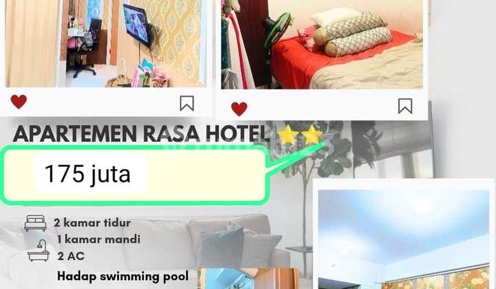 Cheap For Sale Apartment Puncak CBD 2 BR West Surabaya