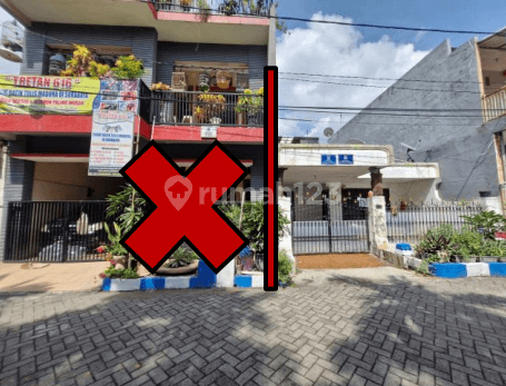 tampak depan dijual aset lelang ,di kutisari