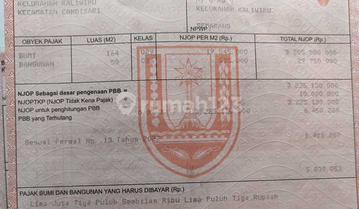 Land & Building in Downtown Dr Wahidin Raya Semarang, Cheap 2