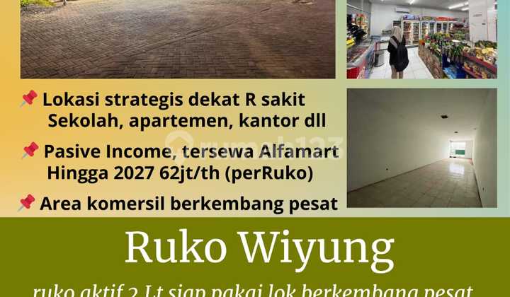 For sale 4 shop houses in Wiyung, West Surabaya with active Alfamart passive income 2