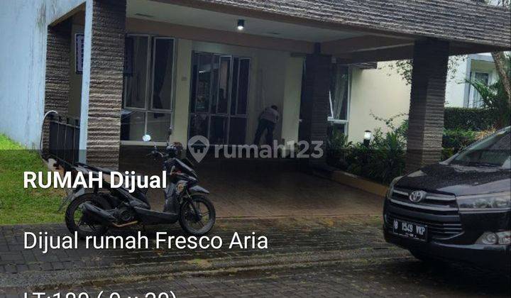 Rumah dijual di Foresta BSD cluster Fresco dekat Aeon mall, BSD ICE 2 Lantai hadap Barat Laut  2