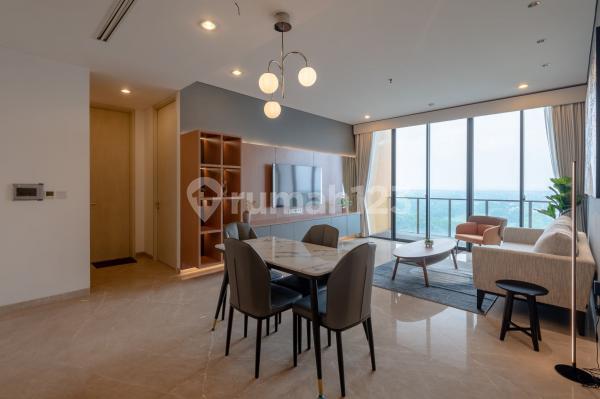 Izzara South Jakarta Apartment for Rent – 2+1 Bedroom Fully Furnished