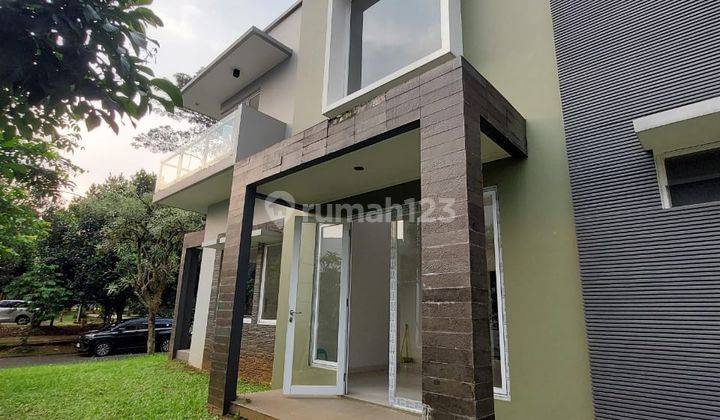 Rumah 2 Lt Hook Baru Hadap Taman di Delatinos Bsd 1