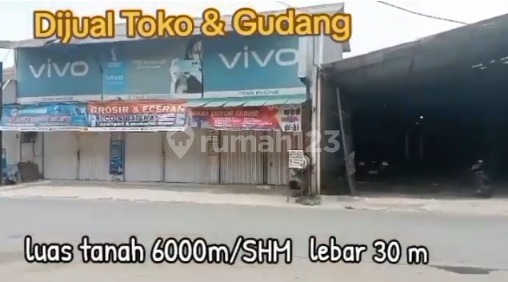 For Sale, Land, Shop & Multipurpose Warehouse in Curug - Tangerang