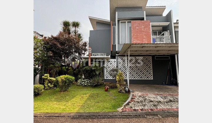 Rumah di Delatinos Semi Furnished Dekat Akses Tol dan Stasiun Ka Rawabuntu