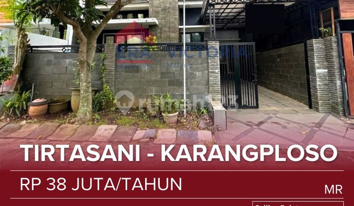 For Rent at Tirtasani Royal Resort, 2 Floors Ready to Occupy with Furnishings, Easy Access to Singosari Toll Exit.