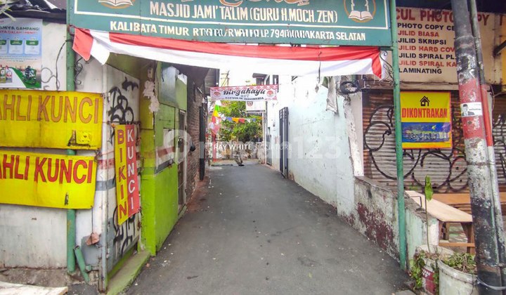 Rumah Hitung Tanah di Bawah NJOP di Area Kalibata, Jakarta Selatan