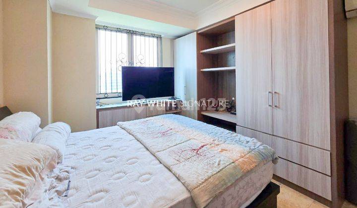 kamar tidur apartemen puri imperium 3br lokasi