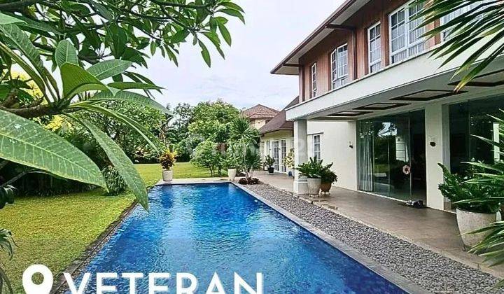 Rumah berkonsep villa di di Bintaro veteran 1