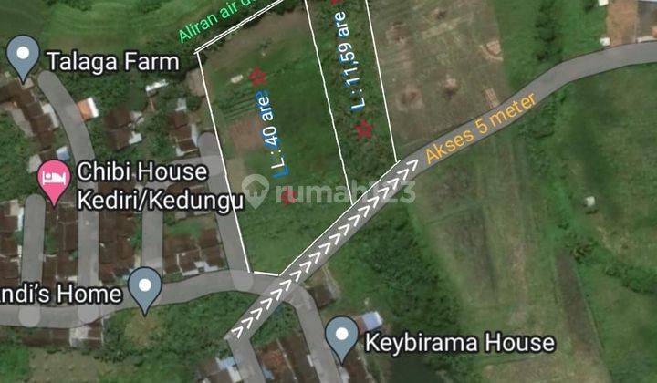  ☆ Di Kontrakan / lease ☆ Tanah di jln kedungu - pacung dan deket dengan pantai . 2