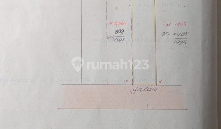 Dijual Sebidang tanah 250m2 ada bangunan jln Cargo, Denpasar