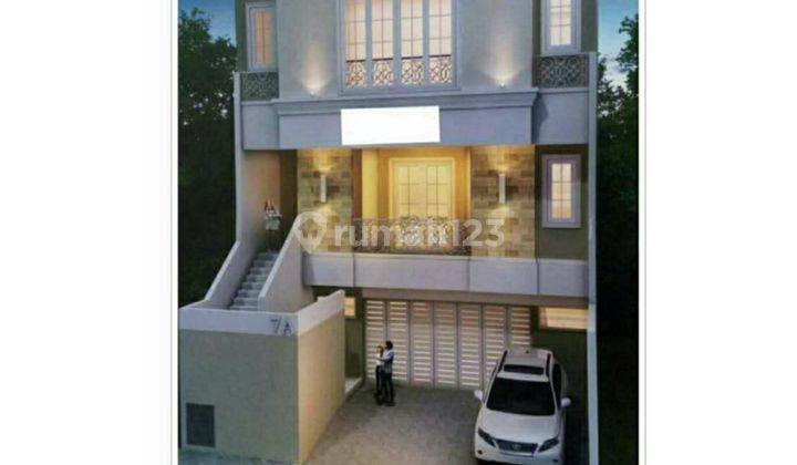 Jual cepat rumah mewah pik 9x20 3lantai nego 1