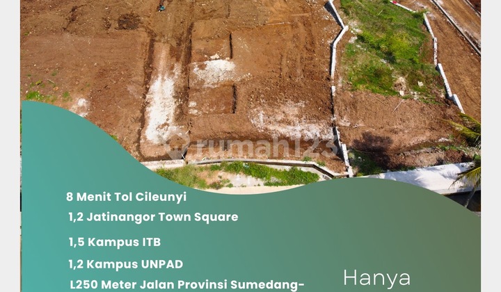 Dijual Tanah di Jatinangor – Lokasi Hegarmanah, Sejuk & Strategis, Cocok untuk Hunian atau Investasi