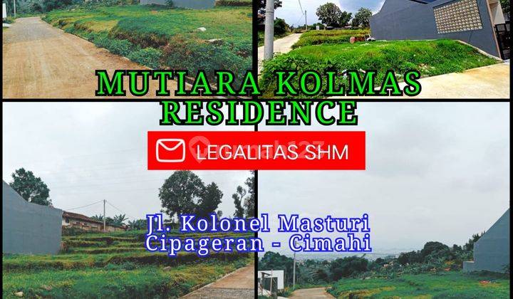 Tanah Kavling Jl. Kolonel Masturi Cimahi, Legalitas SHM 1