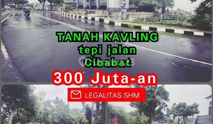 Tanah Kavling SHM 300 Jutaan Tepi Jalan Aruman, Cibabat 1