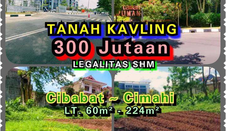 Tanah Kavling SHM 300 Jutaan Cibabat tepi Jl. Aruman 1