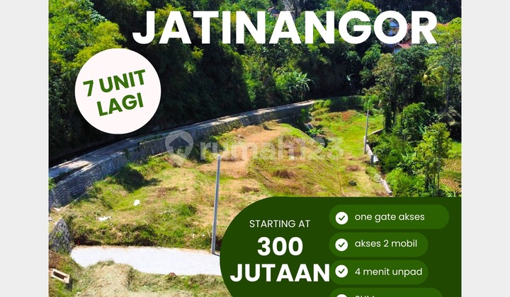 Dijual Tanah Strategis Jatinangor - Luas 64-300 M², Akses Mobil Lancar
