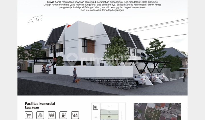 Investasi & Hunian Ideal! Rumah 3 Kamar View Pegunungan di Mandalajati Bandung