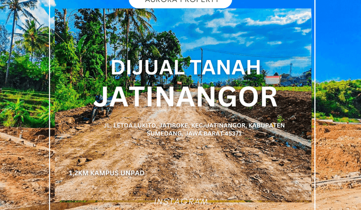 Dijual Cepat Tanah Area Jatinangor Hegarmanah Siap Bangun SHM 1