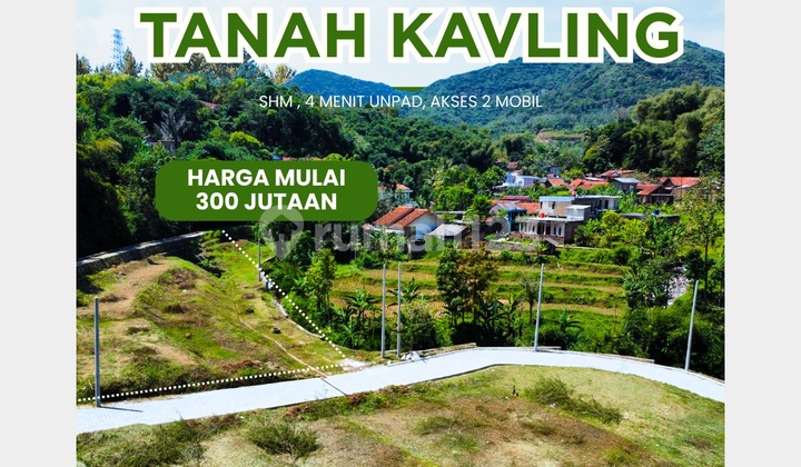 Tanah Kavling Strategis 4 Menit Dari Unpad Akses 2 Mobil Jalan Lebar Cocok Kosan dan Investasi