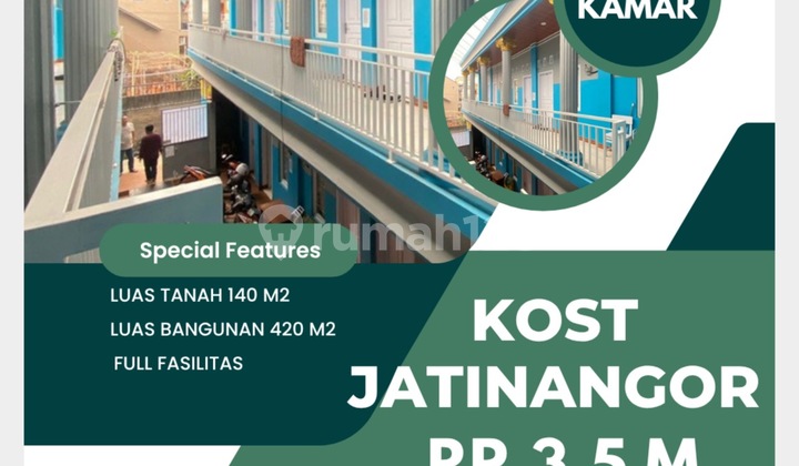 Cheap Boarding House for Sale, 26 Rooms Fully Tenanted in Jatinangor