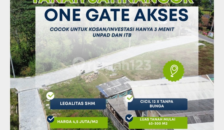 Buru Sekarang! Tanah Strategis Jatinangor Cocok Kosan, Sisa 3 Unit Lagi