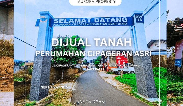 Tanah Cipageran Ideal SHM Siap Bangun Area Cimahi 1